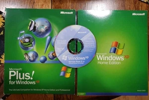 Microsoft Windows Xp Home Edition Version 2002 Plus & Service Pack 2 / 3 Disc's - Picture 1 of 14
