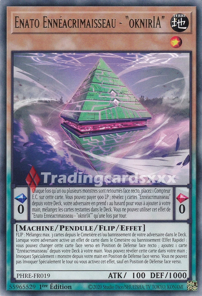 Yu-Gi-Oh! Enato Ennéacrimaisseau - "oknirIA" : R PHRE-FR019 - Photo 1/1