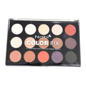 Nabi 15 Color Color Fix High Light & Contour Powder Palette - Light - Sealed - Picture 1 of 5