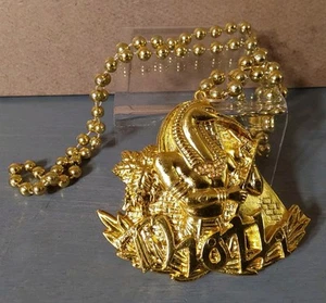 Thoth Mardi Gras Beads Pyramid Gold - Picture 1 of 2