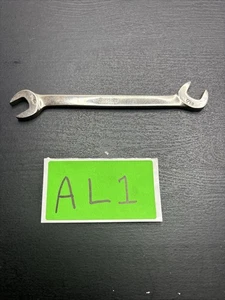 Snap-On Tools EE. UU. Llave de cabeza angular de extremo abierto SAE 7/16" modelo VS14 logotipo antiguo - Imagen 1 de 9