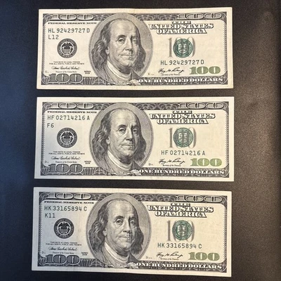 $100 Bill (One Hundred Dollar Bill) – Circulated- 2006 - Nice US Currency - Image 1 of 2