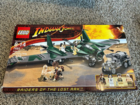 LEGO Indiana Jones Raiders Lost Ark 7683 Fight on Flying Wing empty Box