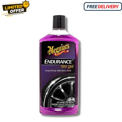 Gel de neumáticos de resistencia Meguiar's G7516 - Gel de brillo de neumáticos premium de 16 oz para larga duración Foto 1 de 4