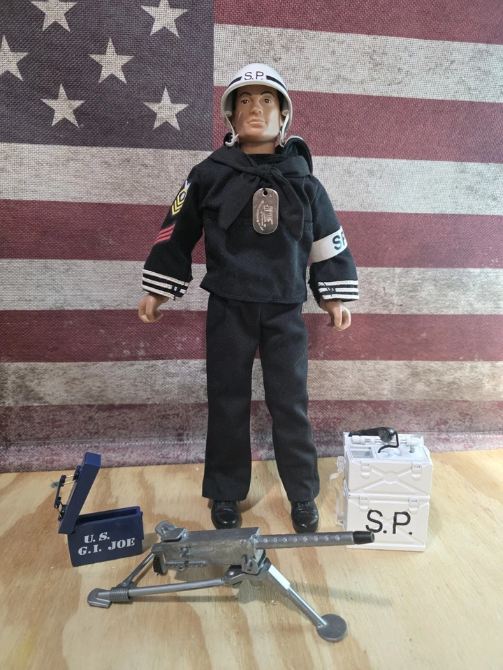 GI Joe Action Sailor WWII 50th Anniversary 12" 1994 Shore Patrol ￼ - Image 1 of 1