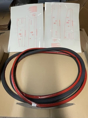 BMW X5 2009-2013 PUERTA DELANTERA VENTANA SELLO DESGASTE 1 PIEZA OEM 1767220381 Foto 1 de 4