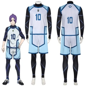 Cosplay Blue Lock Nagi Mikage Reo Sports Uniform Isagi Yoichi Soccer Jersey Suit - Picture 1 of 24