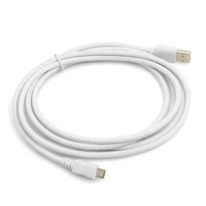 SYSTEM-S Micro USB 2.0 Cable Adapter Data And Charging White 39 3/8in - Picture 1 of 2