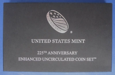 2017-S US Mint 225th Anniversary Enhanced Uncirculated 10-Coin Set with OGP/COA - Image 1 of 2