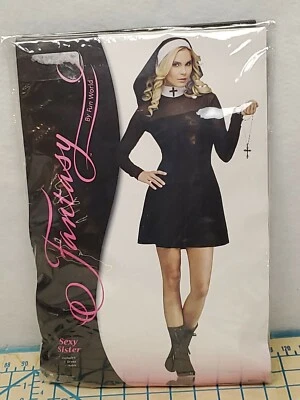 Womens Sexy Sister Fantacy Costume Med/Large  By Fun World- Dress & Habit - Image 1 of 4