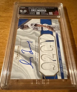 GREG MADDUX 2022 Luminaries Masters of the Mound AUTO RELIC #d /10 - HGA 9/10 AU - Picture 1 of 3