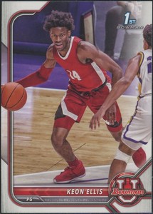 2021-22 Bowman University Keon Ellis Rookie 1st Bowman Kings RC #75