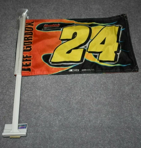 JEFF GORDON #24 NASCAR RACING SPORTS CAR WINDOW FLAG Cover