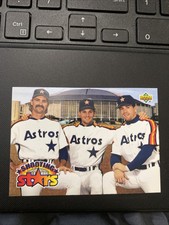 1993 Upper Deck Shooting Stars Doug Drabek/Craig Biggio/Jeff Bagwell #475 Astros
