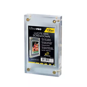 Ultra PRO Lucite Brik Screwdown Top Pc Diamond Corner 130PT Recessed Organizer - Picture 1 of 2
