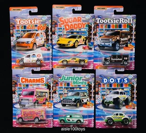 Matchbox Candy Cars Series Set Of 6 Volkswagen VW Bug Austin Mini Van 2019 20 - Picture 1 of 9