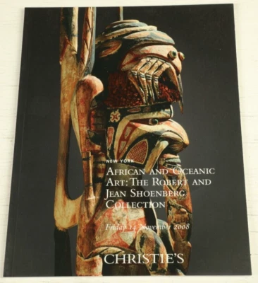 Catálogo de subasta Christie's African Art NY 14 de noviembre, Oceanic Shoenberg Col. Foto 1 de 4