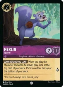 Merlin - Squirrel - 54/204 - Common - Cold Foil Light Play Magic the Gathering M - Picture 1 of 1