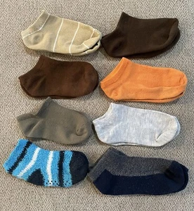 Boys Multicolor Ankle Socks Lot Size S (9c-1) - Picture 1 of 3