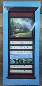 2003 Thomas Kinkade "Painter of Light" Perpetual Calendar. Approx 24" X 11". - Picture 1 of 8