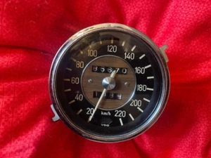 Bmw 2000CS Tachometer bis 220 km/h - Bild 1 von 3