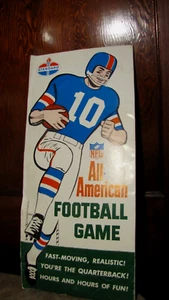 Fran Tarkenton All-American Football Game - Standard Oil NFL Pubblicità Vintage - Foto 1 di 3