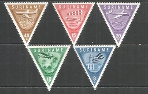 Suriname 1960 mint stamps MH  aviation - Picture 1 of 1