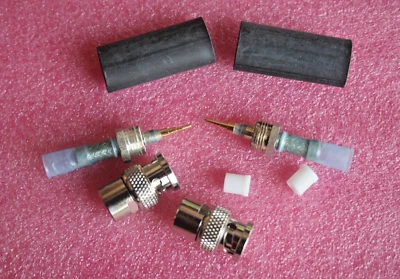 TE Connectivity Raychem RBD-50-M-00 BNC RF Interface Plug, 50 ohm - Image 1 of 3