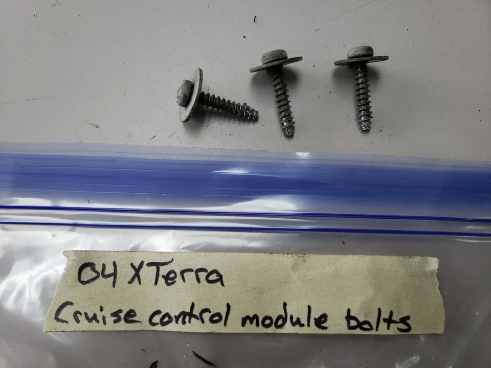 2004 NISSAN XTERRA CRUISE CONTROL MODULE ACTUATOR BOLTS OEM - Изображение 1 из 1