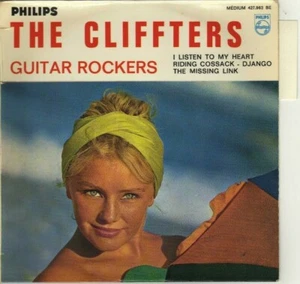 THE CLIFTERS (GUITAR ROCKERS) RIDING COSSACK FRENCH ORIG EP 45 PS 7" - Imagen 1 de 1