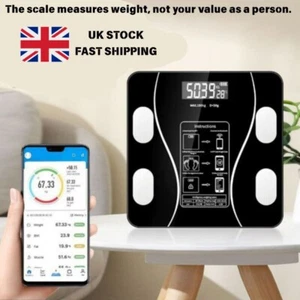 Body Weight & Fat Monitor Scale –Bluetooth Smart Scale with APP Sync up to 180kg - Picture 1 of 15