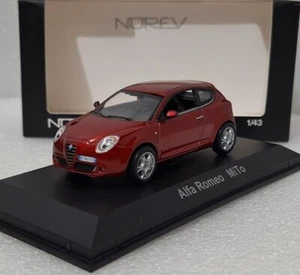 Alfa Romeo Mito Red 2008 1:43 Norev 790031 SUPERB COLOR!! - Picture 1 of 14