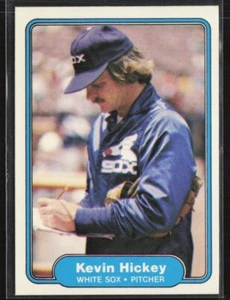 1982 Fleer #344 Kevin Hickey Rookie Chicago White Sox - Picture 1 of 2