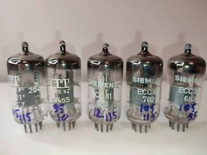 1 Pcs ECC81 12AT7 NOS  O Triode Lorenz/Siemens Tube - Picture 1 of 9