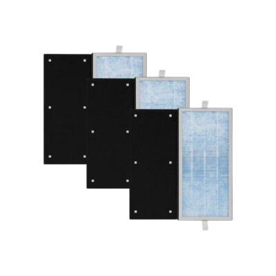 Filtro de carbono HEPA 3 en 1 MS18 para purificador de aire de torre de soles de membrana paquete de 3 Foto 1 de 4