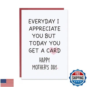 Ithmahco Mothers Day Card From Daughter, Funny Mother Day Gift Cards, Mother - Picture 1 of 5