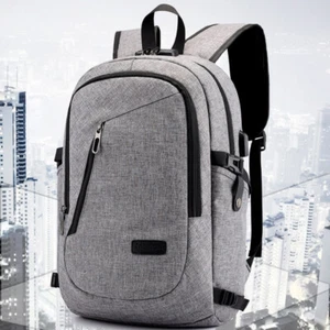 Schultaschen Rucksack Männer Teenager Jungen Diebstahlsicherung Schultasche Oxford - Bild 1 von 15