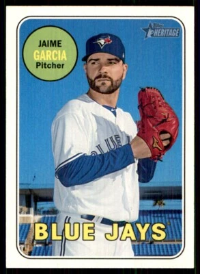 2018 Topps Heritage Jaime Garcia Toronto Blue Jays #513 Foto 1 de 2