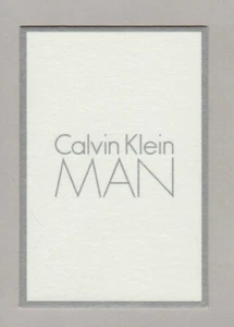 Carte Publicitaire - advertising card - Man de Calvin Klein - Imagen 1 de 1