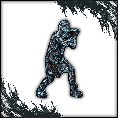 Nine Inch Nails Trent Reznor Pig in the Mud Esmalte Pin Cierre Espiral Descendente Foto 1 de 2