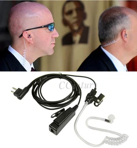 Zestaw słuchawkowy do nadzoru Słuchawki Mikrofon do radia 2-drożnego Motorola EP450 DP1400 CP200D - Zdjęcie 1 z 4