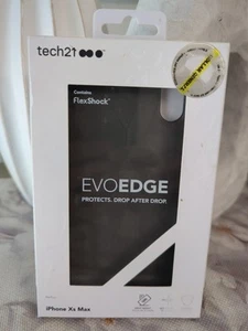 tech 21 iPhone Xs Max Black Phone Case New/Sealed, Flex Shock, Free Shipping! - Picture 1 of 2