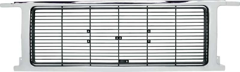 GMC Pickup Jimmy Suburban 1989-91; Parrilla delantera; Faros dobles; Cromo y Argent Foto 1 de 1