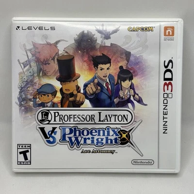 Professor Layton vs. Phoenix Wright Ace Attorney (Nintendo 3DS 2014) - Image 1 of 4