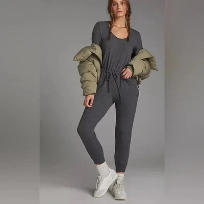 Macacão de manga comprida Sundry cintura amarrada novo sem etiquetas carvão tamanho 4 (XL) - Imagem 1 de 4