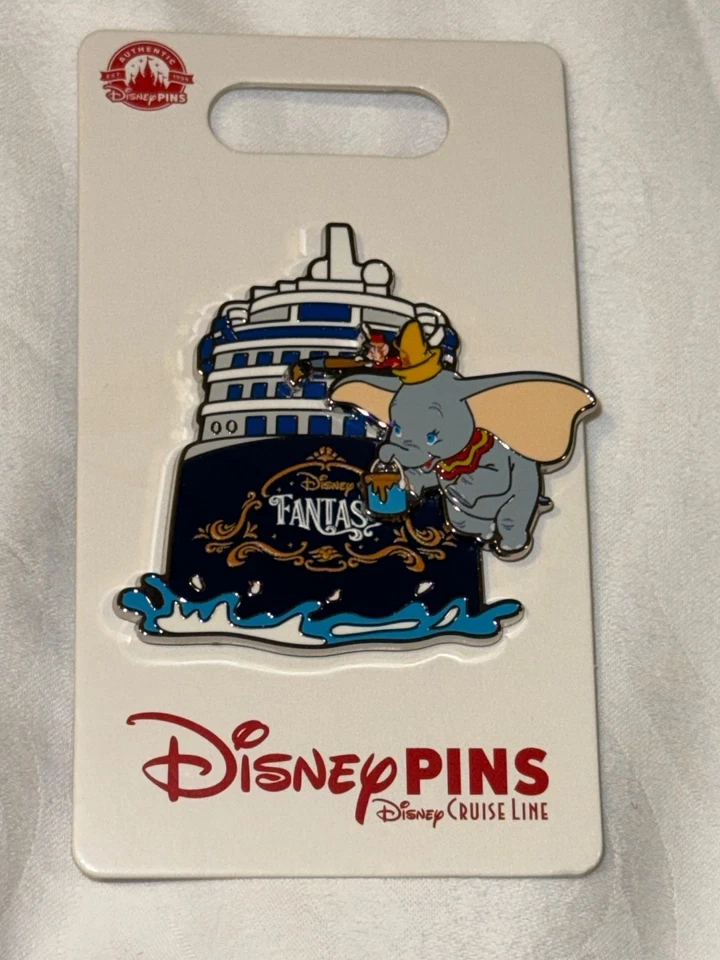 NEW DCL Disney Cruise Line Fantasy Dumbo Timothy Q Mouse Painting ON HAND! - Image 1 of 1