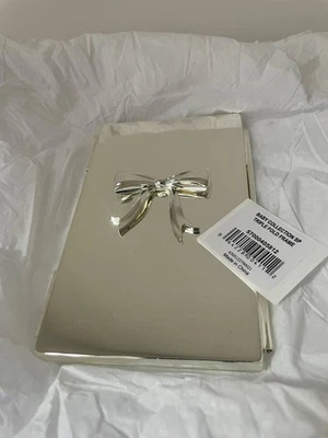 Vera Wang Baby Collection Silver   Plated Triple Fold Picture Frame New in Box  - Image 1 of 4