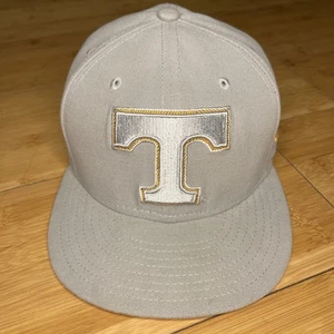 New Era 59FIFTY Tennessee Volunteers Vols All Gray Color Match Logo 7 3/8 Hat - Picture 1 of 18