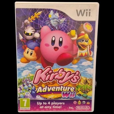 Kirby’s Adventure (Nintendo Wii, 2011) PAL Tested & Working + Free Postage - Image 1 of 4