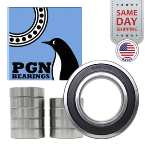 (10) 6210-2RS Premium Rubber Seal Ball Bearing C3 EMQ, 50x90x20, 6210 2RS 6210rs - Picture 1 of 11